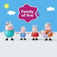 thumbnail image 4 of Peppa Pig Peppa's Family of Five with Baby Evie in Carrier, Poseable Figures Hold Hands, Preschool Toys, Boys and Girls, Ages 3 and up, 4 of 11