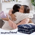 thumbnail image 2 of Friendship Gifts for Women, Friends Blanket, Birthday Gifts for Women Friendship, for Women, Unique Friendship Gift for My Best Friend, Bestie, BBF - Best Friend Blankets 50x60, 2 of 5