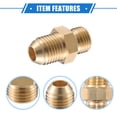 thumbnail image 4 of Conector de manguera de tornillo de latón adaptador macho G1/4" a M14x1.5 de Unique Bargains, 4 of 7
