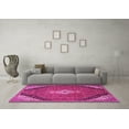 thumbnail image 3 of Ahgly Company Indoor Rectangle Medallion Pink Traditional Area Rugs, 5' x 7', 3 of 4
