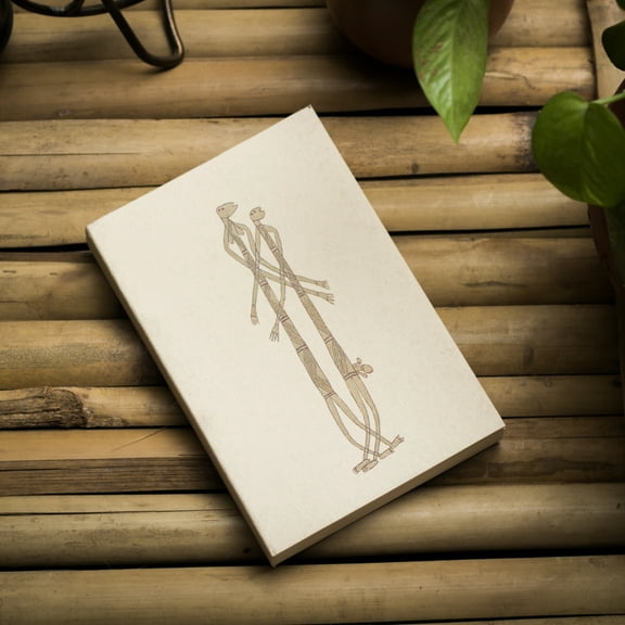 De Kulture Works Aboriginal Couple Artwork Notebook Diary 140 Pages, 125 GSM