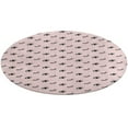 thumbnail image 5 of Eye Cartoon Eyelashes Round Carpet Circle Rug Outdoor Patio Area Rug Washable Large Area Rugs Hallway Room Decor Fitness Mats, 5 of 8