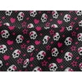 thumbnail image 4 of oneOone Viscose Jersey Fuschia Pink Fabric Skull Fabric For Sewing Printed Craft Fabric By The Yard 60 Inch Wide, 4 of 5