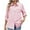 Pink, variant on Karight Long Sleeve Shirts for Women Fall Fashion 2025 Dressy Casual Blouses