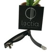 thumbnail image 6 of No slip small shiny black acetate barrette hair clip lined by Loctia, 6 of 7
