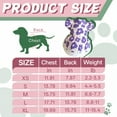 thumbnail image 2 of GASTROPOD Dog Dresses for Small Dogs Girl,Polyester Printed Everyday Dress Dog Dress,Elastic Waistband with Flower Girl Dog Clothes,Purple,Xl, 2 of 7
