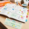 thumbnail image 5 of 8 juegos de pegatinas de índice para estaciones de clasificación de animales de dibujos animados, cuadernos de papelería creativos y lindos, 5 of 5