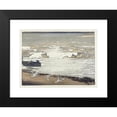 thumbnail image 2 of Auguste Louis Lepère 14x11 Black Modern Framed Museum Art Print Titled - Breaking Waves, September Tide (1901), 2 of 5