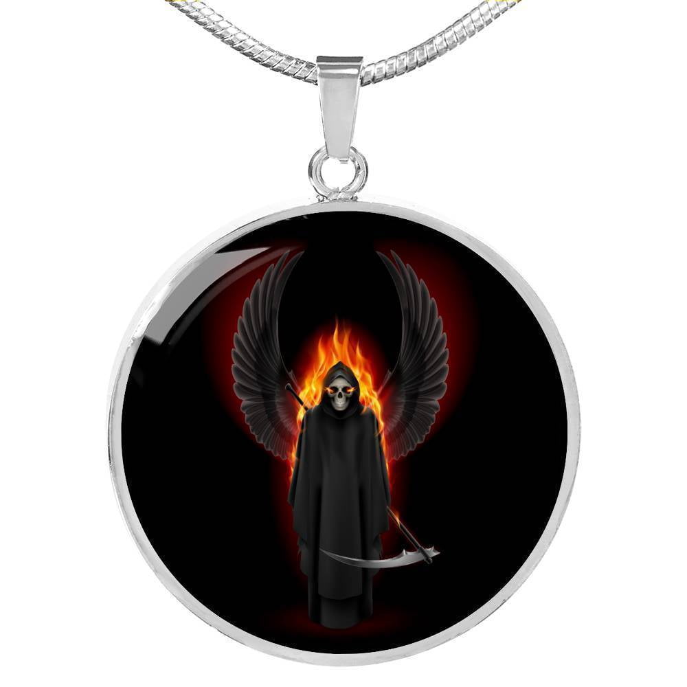 Santa Muerte Grim Reaper Necklace 