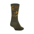 thumbnail image 1 of Giro Seasonal Merino Wool Adult Cycling Socks - Trail Green Camo (2022), Small, 1 of 1