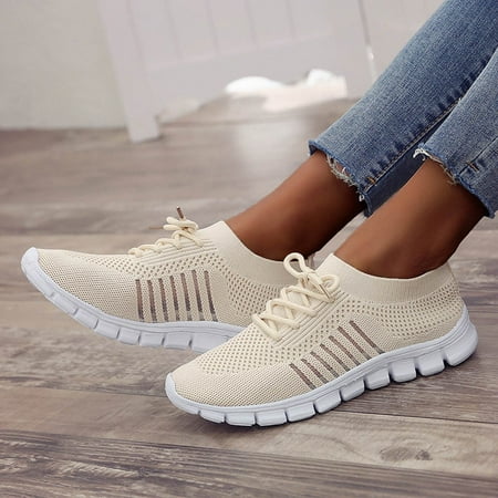 

TiFyTof2ys Women s Flying Weaving Socks Shoes Casual Shoes Student Running Shoes