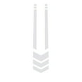 thumbnail image 1 of Motorbike Striped Sticker Motorcycle Fender Reflective Sticker Waterproof Moto Decal Tattoo Prevent Scratch, 1 of 6