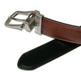 thumbnail image 4 of Tommy Hilfiger Men's Leather Reversible Belt with Flag Logo, 32, Brown to Black, 4 of 4