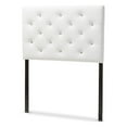 thumbnail image 2 of Baxton Studio Viviana Modern and Contemporary Upholstered Button-Tufted Twin Size Headboard, Multiple Finishes, 2 of 5
