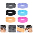 thumbnail image 3 of Worgeous  6 Pcs Sports Headband Stretchy Cotton Headbands Hair Man Fitness, 3 of 8