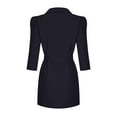 thumbnail image 6 of AXXD Black Dresses For Women Green Dress Long Sleeve Knee-High Turndown Collar Denim Warm Girl Dressy Dress For Reduced Price, 6 of 8