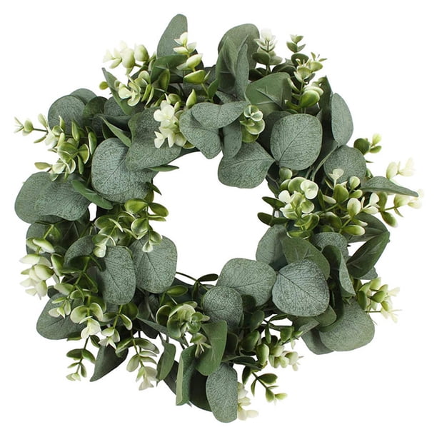 FELTECHELECTR 1 guirnalda de eucalipto simulado para decoración colgante, ideal para fiestas.