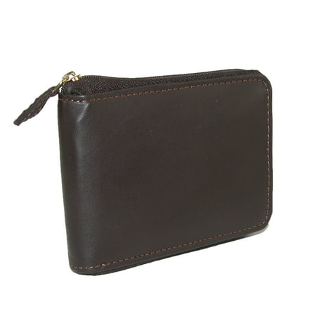 DOPP Men's Leather Regatta Zip-Around Convertible Billfold Wallet ...