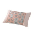thumbnail image 2 of Juego de fundas de almohada de algodón con estampado floral | Tamaño estándar de 50 x 108 cm | Tejido transpirable y antibolitas | Azul claro, rosa, gris y amarillo | Ropa de cama suave para la, 2 of 6