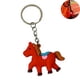 thumbnail image 5 of Llavero con diseño de caballo del zodiaco, tamaño compacto y mini, hecho a mano, para bolsos, mochilas, carteras, coches y accesorios., 5 of 8