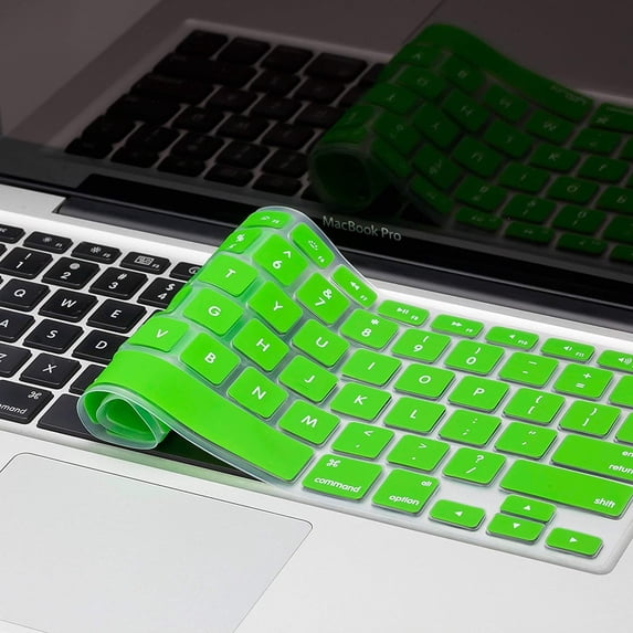 HZKAICUN MacBook Keyboard Cover for Older Version MacBook Pro 13, 15, 17 inch and MacBook Air 13 inch, iMac Wireless Keyboard, Apple Computer Accessories Key Board Silicone Skin Protector