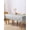 Gray, variant on Grey Striped Table Cloth, Luxurious White Stripes Modern Abstract Art Waterproof Tablecloth for Rectangle Tables, Reusable Washable Fabric Table Cover for Restaurant Kitchen Dining Tables 54"x108"