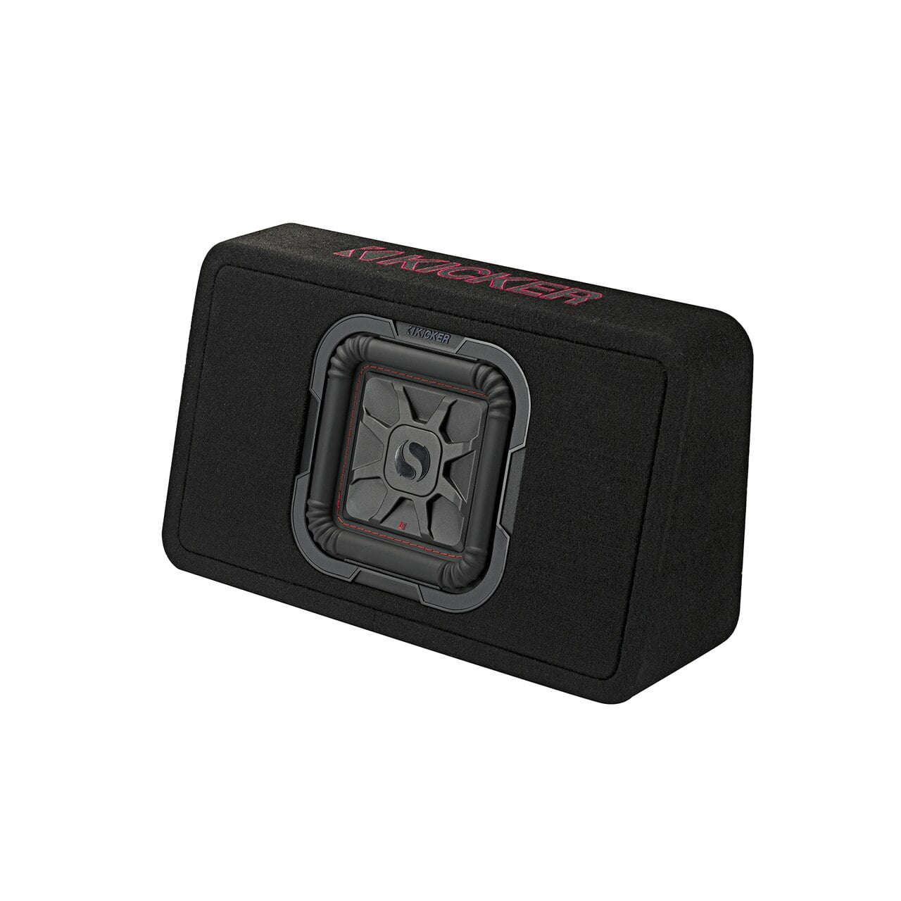Kicker 46TL7T82 Car Audio L7T Loaded Square 8" Thin Sub Box Enclosure 2 Ohm New