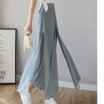 thumbnail image 4 of RKZDSR Pantalon Grand Long Décontracté Mode Femme Couleur Unie, 4 of 6