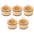 thumbnail image 1 of Maison de Poupée Bassin Rond, Travail Exquis Bassin en Bois Miniature Compact Portable pour Jouets, 1 of 7