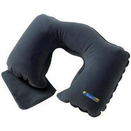 Travel Blue Inflatable Neck Pillow Perfect for Airplane, Car, Bus Travel by Travelpro