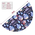 thumbnail image 3 of Sikiie crystal cool Skull flower 30-48 inches {designName} Print Christmas Tree Skirt Snowman Xmas Tree Skirt with Edge Christmas Decorations for Holiday Party36", 3 of 7