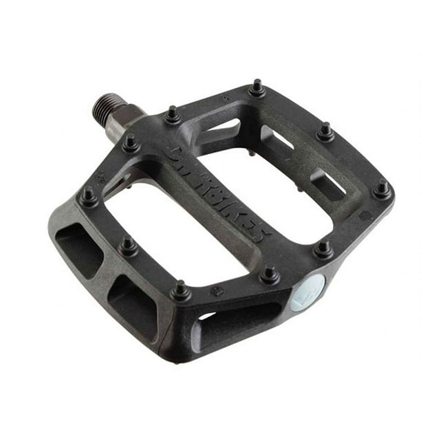 V6 Pedals 9/16 Plastic Platform Black, Dual DU bushing system By DMR