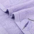 thumbnail image 4 of REGALWOVEN Cotton Washcloth, Absorbent and Low Linting Face Towel for Bathroom 13' x 13' Purple 4pk, 4 of 7