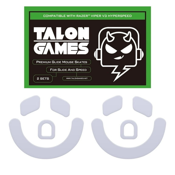 TALONGAMES Mouse Feet For Viper V3 HYPERSPEED Gaming Mouse, Gray, New, 1 Count, 1 Pack