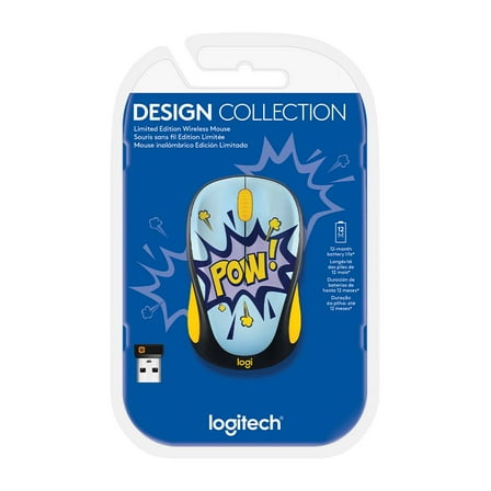 Logitech 910006122 M325 Design Collection Wireless Mouse - Pow