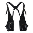 thumbnail image 3 of Abbraccia Shoulder Harness Bag Medieval Armpit Bag PU Leather Double Phone Wallet Case Underarm Bag for Motorcycle Sports Hiking Riding, 3 of 10