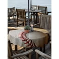 thumbnail image 2 of Outdoor Tablecloths with Umbrella Hole & Zipper, Vintage Baseball Round Tablecloth 54 Inch, Classic Sport Retro Art Wooden Waterproof Table Cloth, Patio/Pool/Picnic Table Covers, 2 of 8