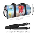 thumbnail image 2 of Lsque Pikmin Pattern Foldable Sports Gym Bag with Wet Dry Pocket, Ultralight Travel Bag, Large Capacity Duffel Bag, Splash Proof Carry on Bag, Overnight Bag, Weekender Bag for Travel, 2 of 6