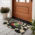 thumbnail image 5 of Lllusion Door Mat,Christmas Doormat Welcome 3D for Front Door Indoor Outdoor Non-Slip Welcome Doormat Home 30"x17", 5 of 6