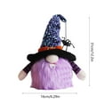 thumbnail image 2 of YIMWNYI Halloween Gnomes Decorations with Color Changing Light, Witch Hat Scandinavian Elf Table Decor, Halloween Party Decorations, Home Decoration Gift for Halloween and Thanksgiving, 2 of 5