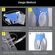 thumbnail image 2 of Bolsa de orina reutilizable para hombres Recolector de orina de silicona para adultos Bolsa para orinar para hombres mayores con 2 bolsas de catéter de orina WI, 2 of 5