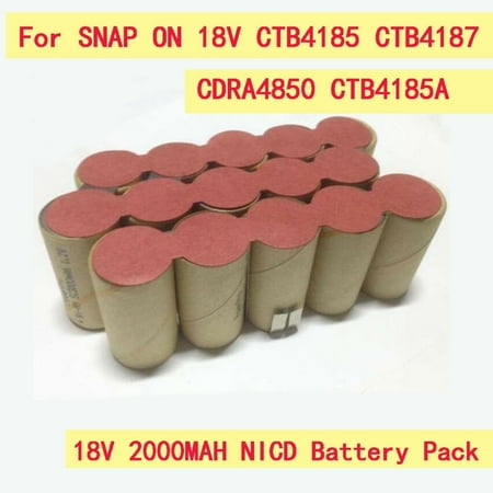 

SOLDERING REQUIRED For Snap-on18V CTB4185/CDRA4850 2.0Ah NICD Rebuild Battety