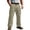 10# Beige, variant on Cargo Pants for Men Elastic Waist Work Pants with Drawstring Multi Pockets Hiking Lightweight Tactical Trousers Army Green S