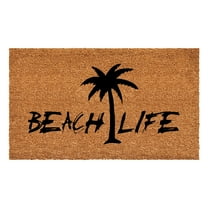 Calloway Mills 108523672 Beach Life Palm Tree Doormat, 36 x 72 in.