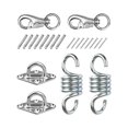 thumbnail image 1 of Hamaca Silla para colgar Hardware Techo Montaje en pared 304 Acero inoxidable Suspensión giratoria para correas de entrenamiento Hamacas , 2 uds ojo de almohadilla DYNWAVEMX gancho para hamaca, 1 of 8