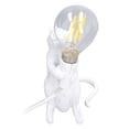 thumbnail image 4 of Animal Lamp, Lifelike Image Beautiful Practical Modern Resin Mouse Lamp  For Cafe For Home Decor For Office Gold,White, 4 of 8