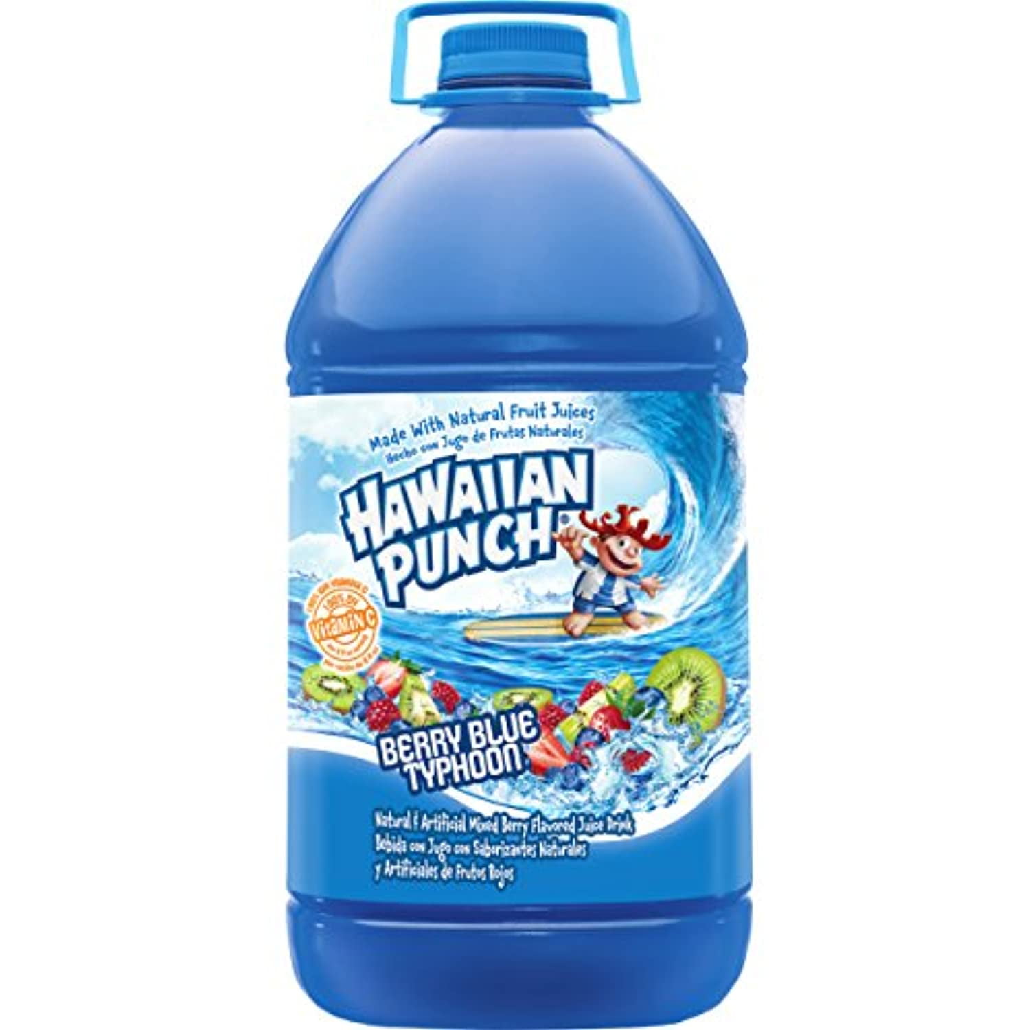 Hawaiian Punch Berry Blue Typhoon 1 Gallon Bottle Pack Of 4 7549