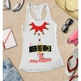 thumbnail image 3 of S4E Women's Elf Christmas Holiday Costume Racerback Slim Fit Medium White, 3 of 4
