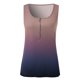 thumbnail image 5 of Camiseta sin mangas para mujer Sexy 1/4 Zip Up Gradient Scoop Neck Chaleco sin mangas Summer Trendy Slim Skinny Pullover Túnica Tees Fridja qr3081, 5 of 6