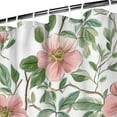thumbnail image 4 of Waterproof Pioneer Shower Curtain 84x72 Inch Polyester Unique Colorful Floral Shower Curtain for Bathroom Hotel Home Decor with 12 Plastic Hooks, 4 of 5